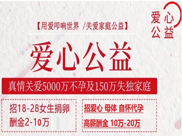大安捐卵助孕生子 爱心志愿者招募